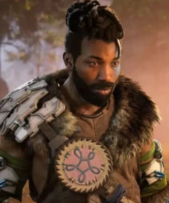 Horizon Forbidden West 2023 Varl Brown Vest (back)