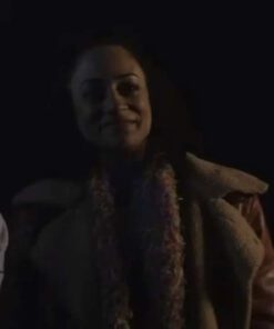 The Puppetman Angel Prater Shearling Brown Jacket