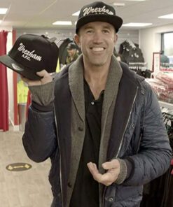 Welcome To Wrexham Rob McElhenney Black Jacket