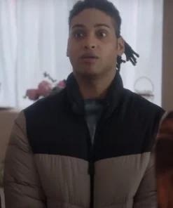 Harry Wild Fergus Reid Puffer Jacket front back