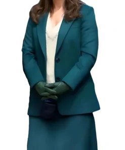 Lacey Chabert A Merry Scottish Christmas Trench Coat