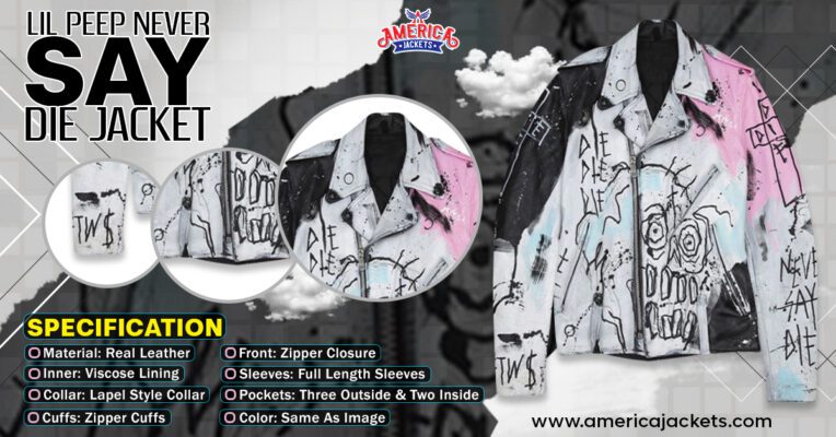 Lil Peep Never Say Die Jacket 
