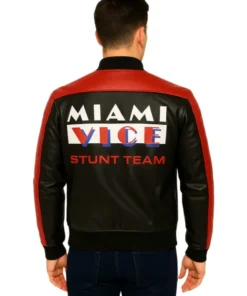 Ryan Gosling The Fall Guy Miami Vice Stunt Team Jacket (Back)