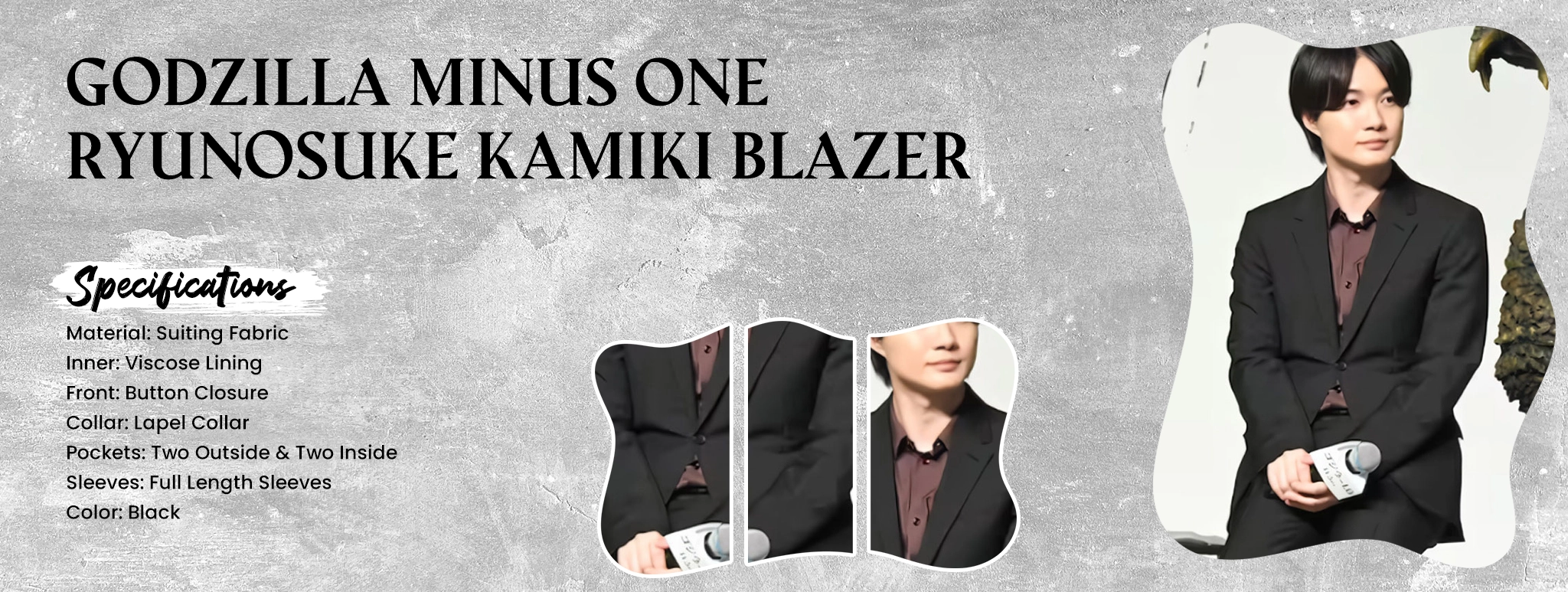 Godzilla Minus One Ryunosuke Kamiki Blazer