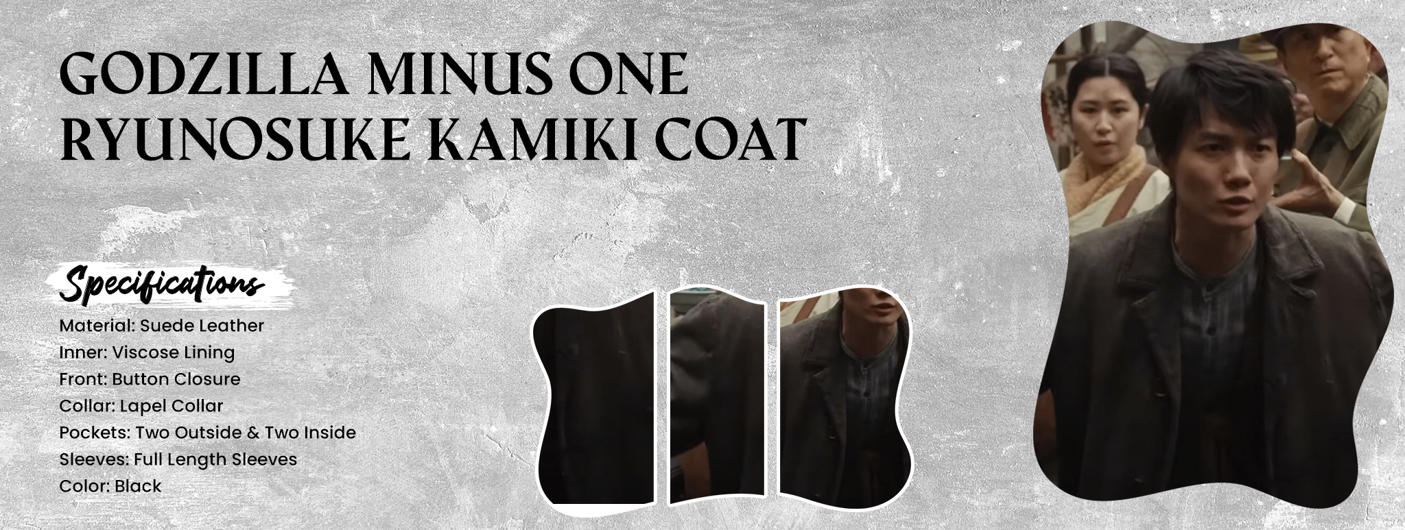 Godzilla Minus One Ryunosuke Kamiki Coat