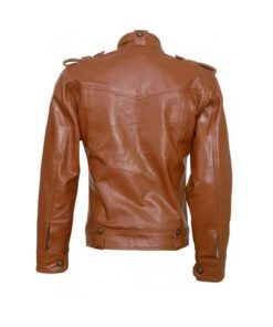 Mens Tan Leather Jacket