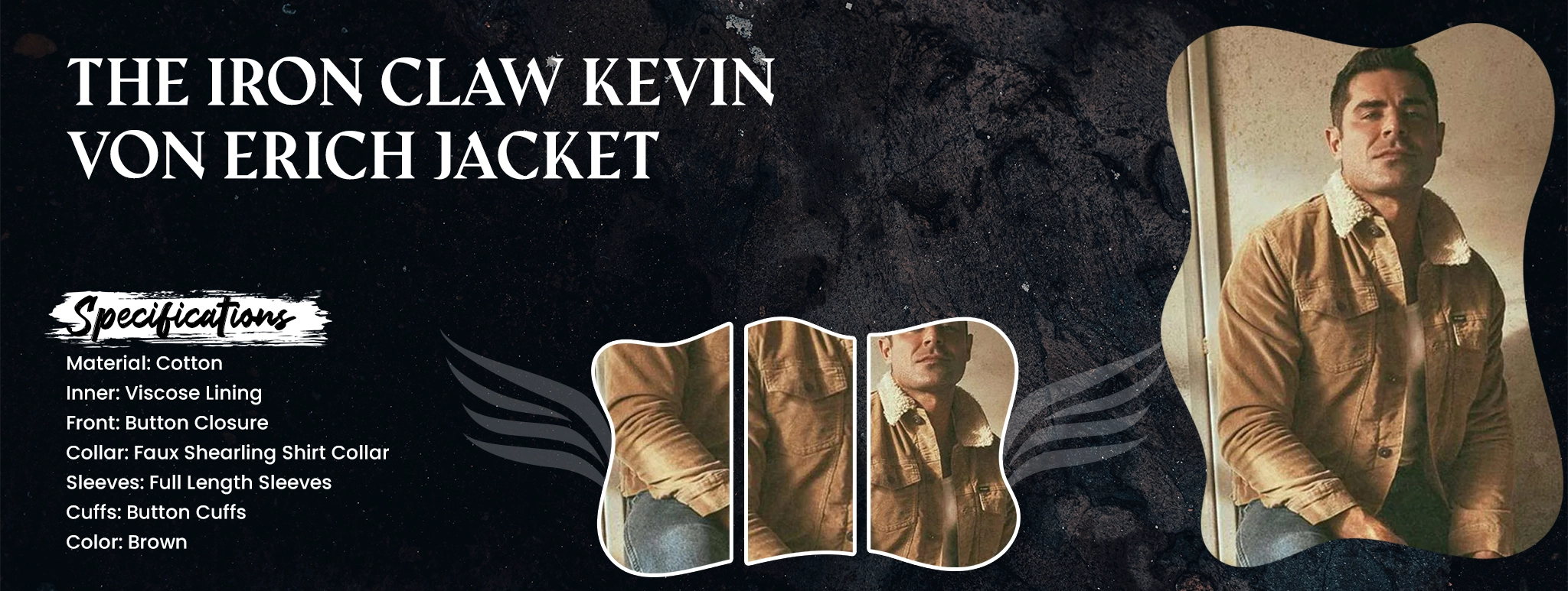 The Iron Claw Kevin Von Erich Jacket