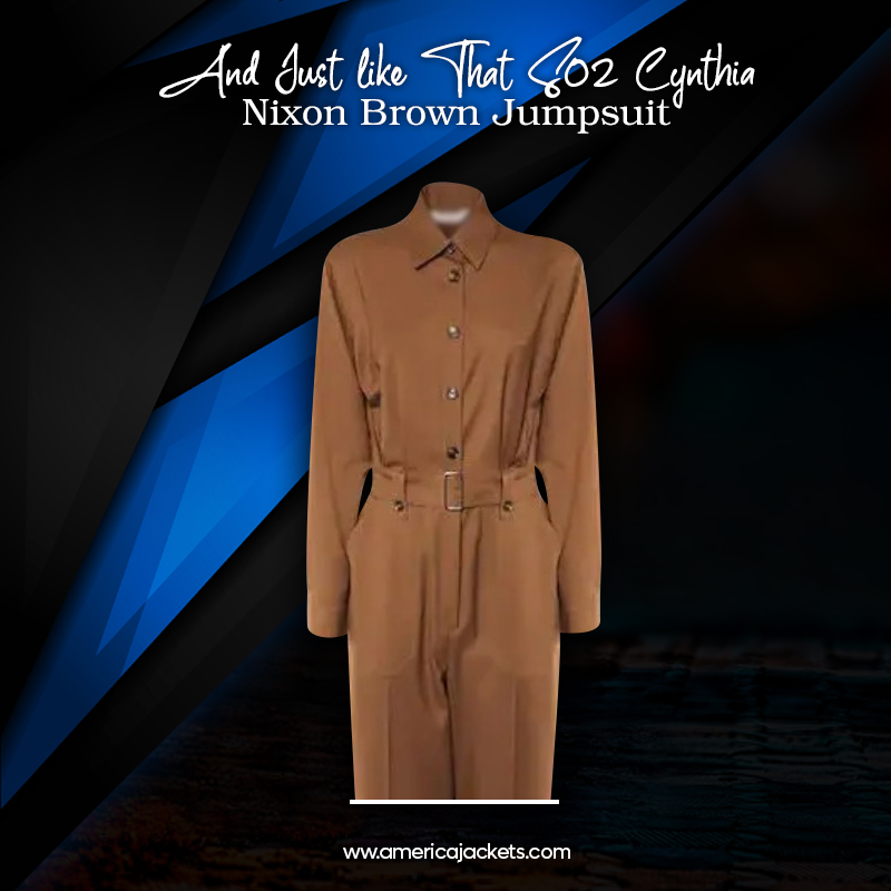 And Just like That S02 Cynthia Nixon Brown Jumpsuit