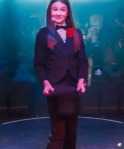 Dark tailored two-piece Suit, inspired by the IF Cailey Fleming Suit from the 2024 film.