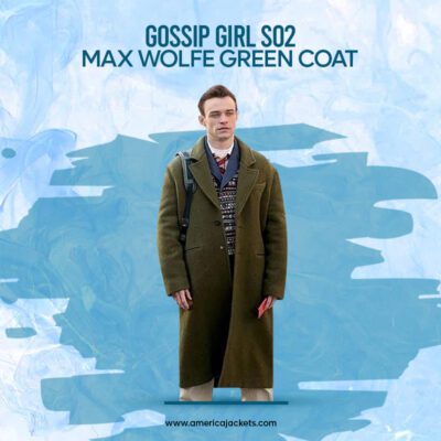 Gossip Girl S02 Max Wolfe Green Coat