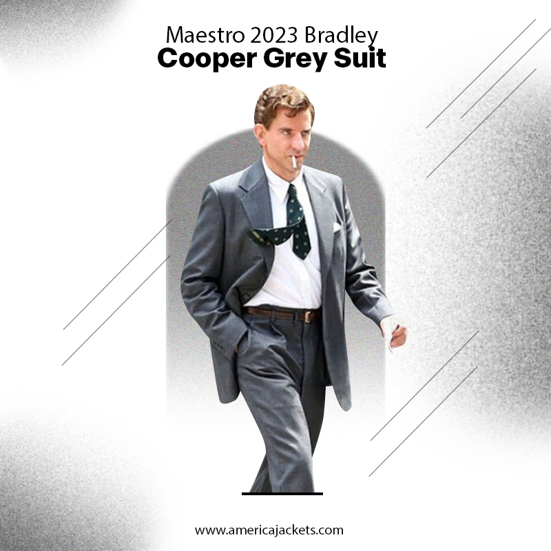 Maestro 2023 Bradley Cooper Grey Suit