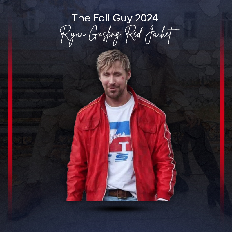 The Fall Guy 2024 Ryan Gosling Red Jacket