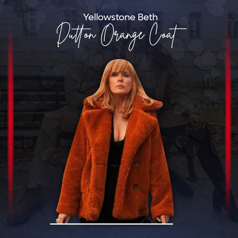 Yellowstone Beth Dutton Orange Coat