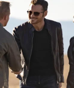 The Cleaning Lady Adan Canto Leather Jacket