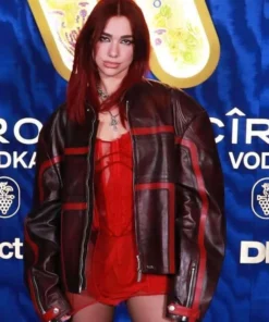 BRIT Awards Dua Lipa Leather Jacket