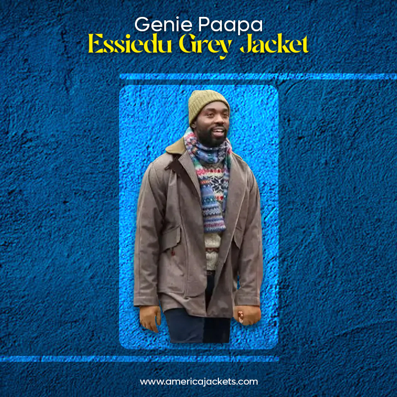 Genie Paapa Essiedu Grey Jacket