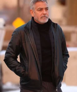 Wolves George Clooney Leather Jacket