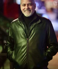 Wolves George Clooney Leather Jacket