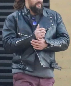 Jason Momoa On The Roam Leather Jacket