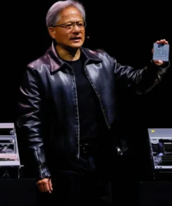 CEO Jensen Huang Nvidia Leather Jacket