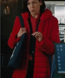 Carrie Preston Hooded Puffer Fur Coat