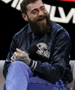 Cowboys Post Malone Satin Jacket