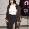 I Saw the TV Glow Charli XCX Leather Jacket