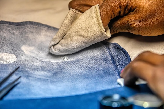 Preparing The Leather For Dyeing