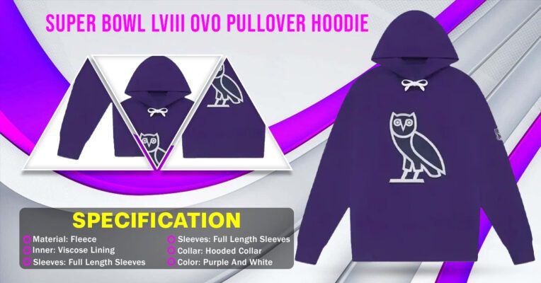 Super Bowl LVIII OVO Pullover Hoodie