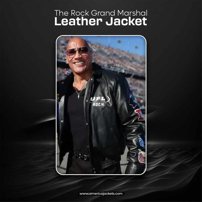 The Rock Grand Marshal Leather Jacket
