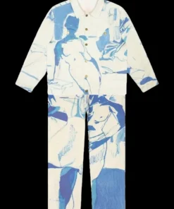 Travis Kelce Denim 1989 Bedroom Painting Jacket