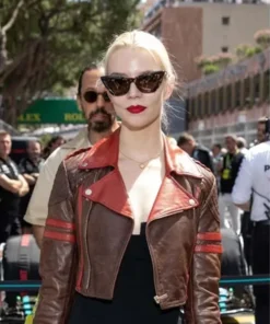 Anya Taylor Joy Leather Jacket