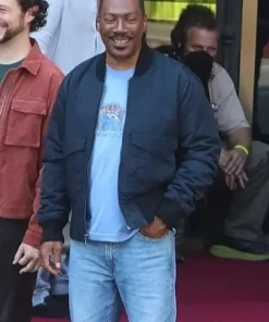 Beverly Hills Cop Axel Foley Blue Bomber Jacket