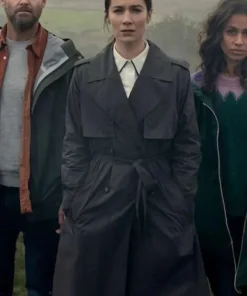 Bodkin Dove Black Trench Coat