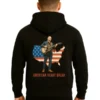 Bryan Black Pullover Hoodie (Back)