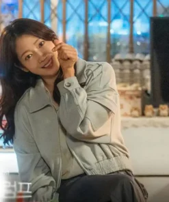 Doctor Slump Park Shin Hye Grey Jacket