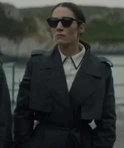 Dove Black Trench Coat