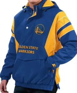 Golden State Warriors Half-Zip Jacket