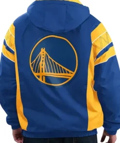Home Team Golden State Warriors Half-Zip Jacket