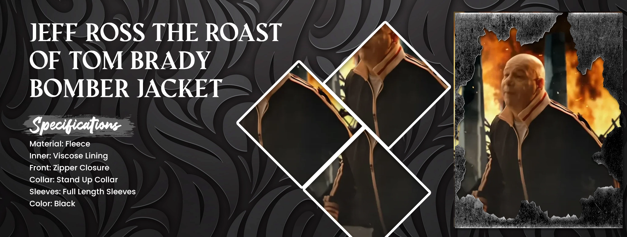 Jeff Ross The Roast of Tom Brady Bomber Jacket