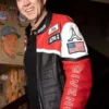 L A Nicolas Cage Biker Leather Jacket