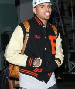 Chris Brown Letterman Jacket