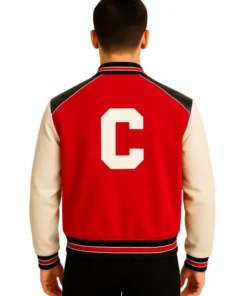 Classic Teddy Varsity Jacket (Back)