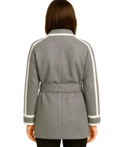 Elsbeth Audrey Corsa Grey Coat (Back)