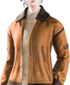 FFXIV Brown Varsity Jacket