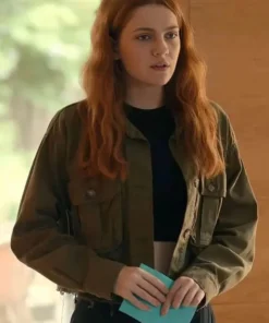 Geek Girl Harriet Manners Green Cropped Jacket