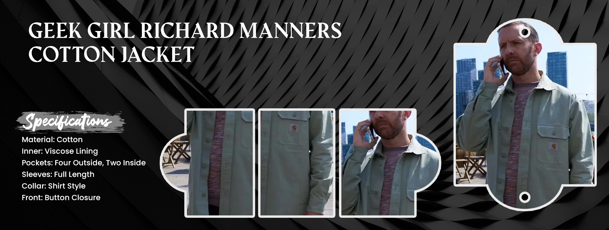 Geek Girl Richard Manners Cotton Jacket