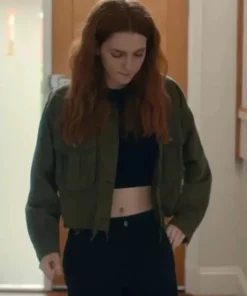 Harriet Manners Green Cropped Jacket