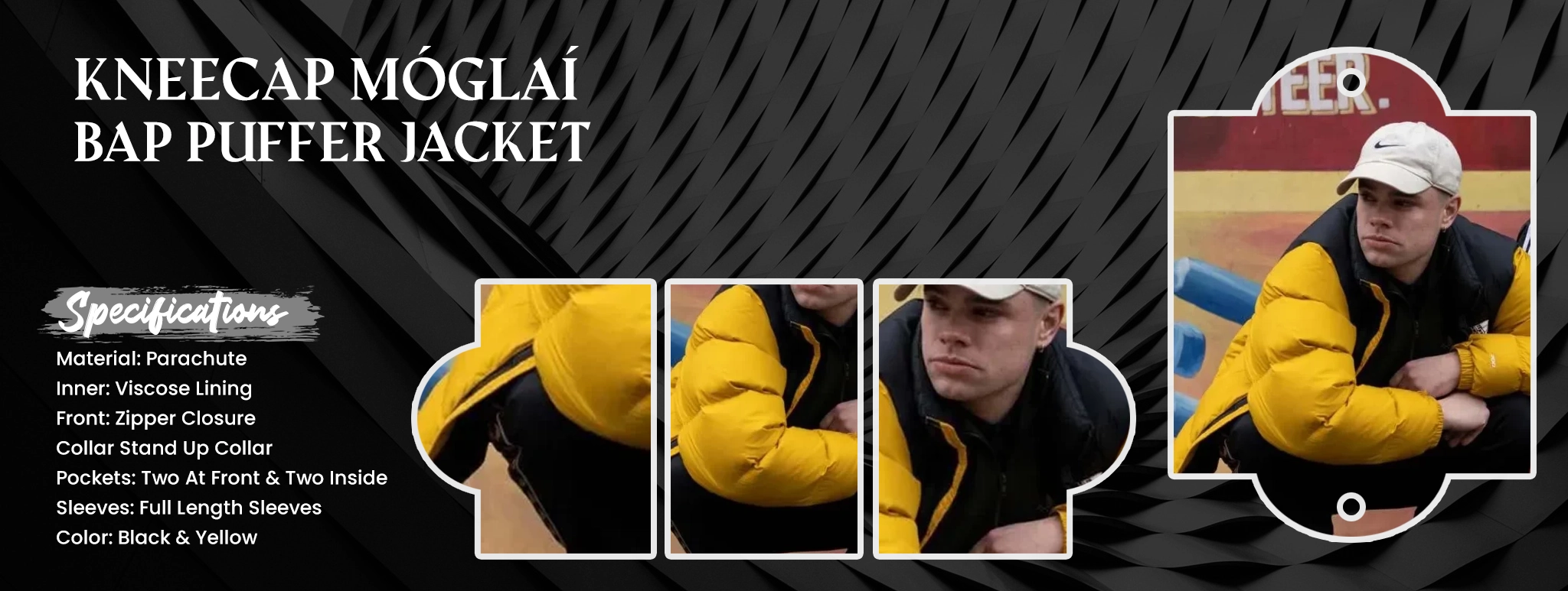 Kneecap M&oacute;gla&iacute; Bap Puffer Jacket