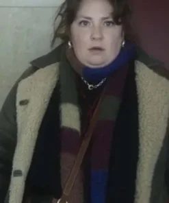 Lena Dunham Shearling Coat